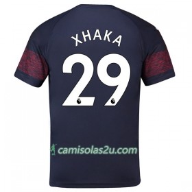 Camisolas de futebol Arsenal Xhaka 29 Equipamento Alternativa 2018/19 Manga Curta